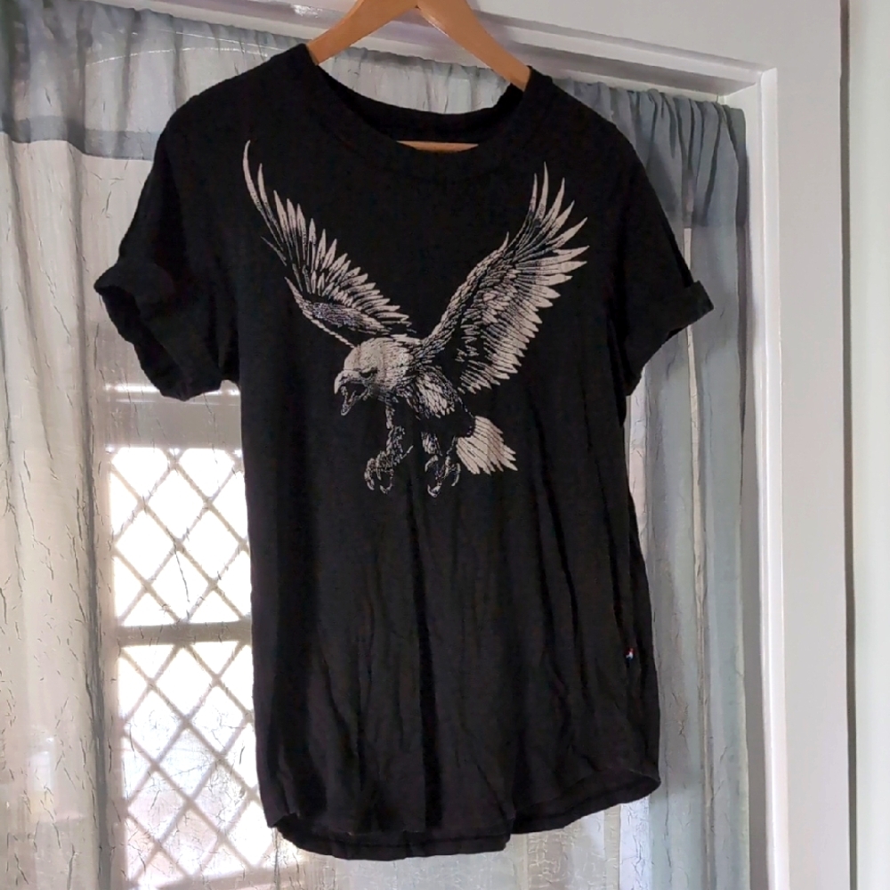Sol Angeles Grey Eagle Graphic Short Sleeve Tee